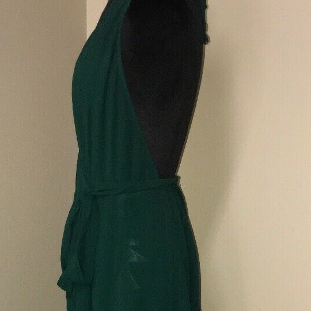 REFORMATION Waltz Dress in Emerald Green Medium M - Picture 4 of 7